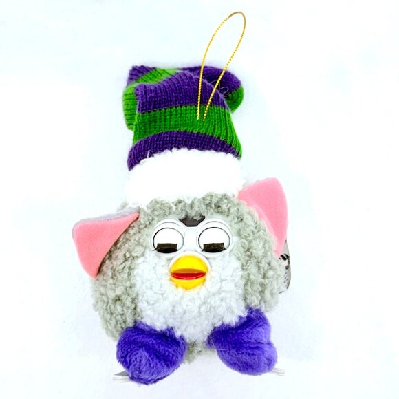 Vintage Furby Plush Collectible Christmas Ornament (1999) - Picture 4 of 6